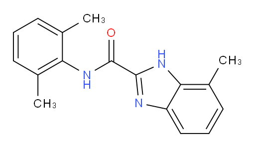 N-(2,6-dimethylphenyl)-7-methyl-1H-benzo[d]imidazole-2-carboxamide