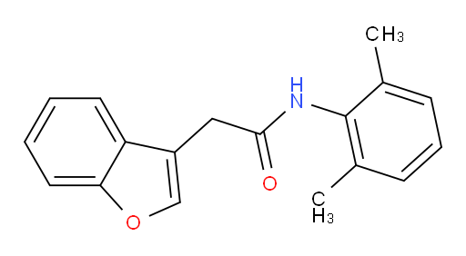 2-(benzofuran-3-yl)-N-(2,6-dimethylphenyl)acetamide