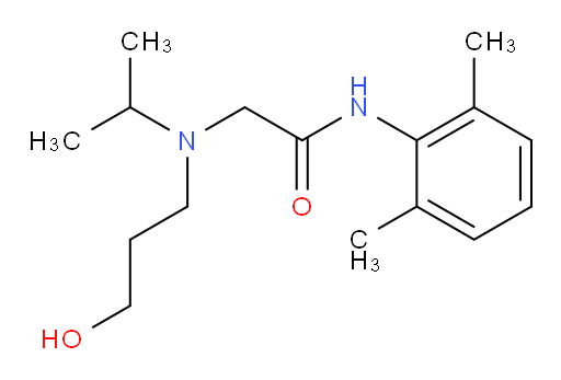 N-(2,6-dimethylphenyl)-2-((3-hydroxypropyl)(isopropyl)amino)acetamide