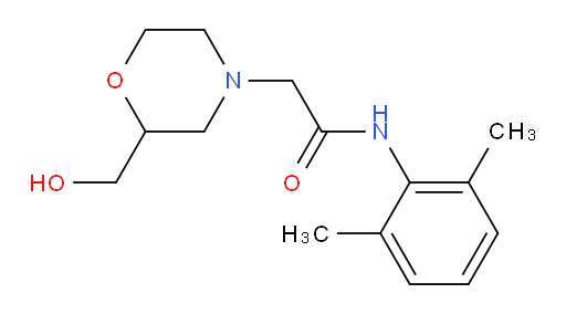 N-(2,6-dimethylphenyl)-2-(2-(hydroxymethyl)morpholino)acetamide