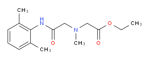 ethyl 2-((2-((2,6-dimethylphenyl)amino)-2-oxoethyl)(methyl)amino)acetate