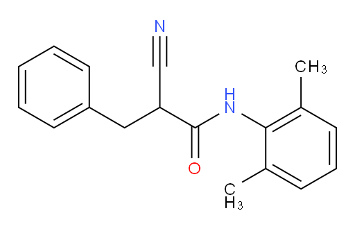 2-cyano-N-(2,6-dimethylphenyl)-3-phenylpropanamide