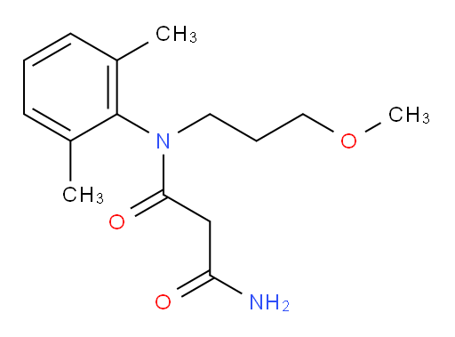 N1-(2,6-dimethylphenyl)-N1-(3-methoxypropyl)malonamide
