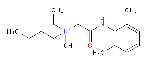 N-(2-((2,6-dimethylphenyl)amino)-2-oxoethyl)-N-ethyl-N-methylbutan-1-aminium