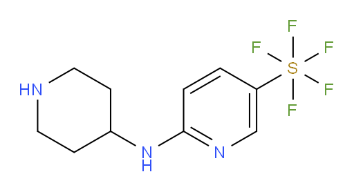 6-(piperidin-4-ylamino)pyridine-3-ylsulfur pentafluoride