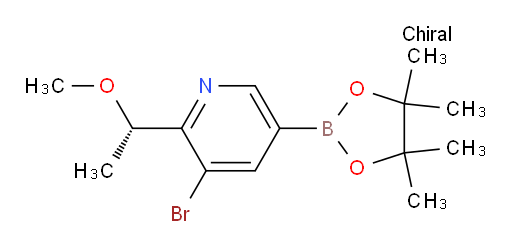 (S)-3-bromo-2-(1-methoxyethyl)-5-(4,4,5,5-tetramethyl-1,3,2-dioxaborolan-2-yl)pyridine