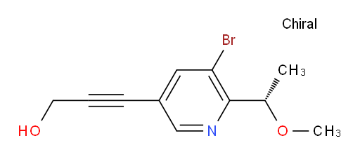 (S)-3-(5-bromo-6-(1-methoxyethyl)pyridin-3-yl)prop-2-yn-1-ol