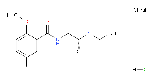 (R)-N-(2-(ethylamino)propyl)-5-fluoro-2-methoxybenzamide hydrochloride