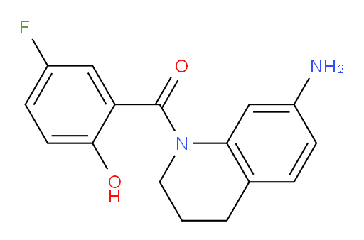 (7-amino-3,4-dihydroquinolin-1(2H)-yl)(5-fluoro-2-hydroxyphenyl)methanone