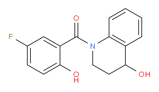 (5-fluoro-2-hydroxyphenyl)(4-hydroxy-3,4-dihydroquinolin-1(2H)-yl)methanone