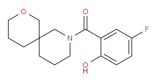 (5-fluoro-2-hydroxyphenyl)(2-oxa-8-azaspiro[5.5]undecan-8-yl)methanone