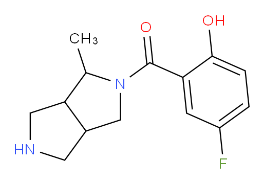 (5-fluoro-2-hydroxyphenyl)(1-methylhexahydropyrrolo[3,4-c]pyrrol-2(1H)-yl)methanone
