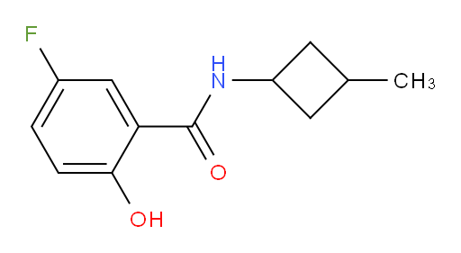 5-fluoro-2-hydroxy-N-(3-methylcyclobutyl)benzamide