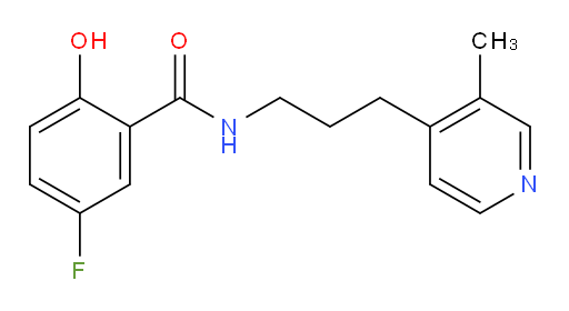 5-fluoro-2-hydroxy-N-(3-(3-methylpyridin-4-yl)propyl)benzamide