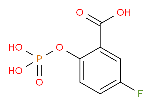 5-fluoro-2-(phosphonooxy)benzoic acid