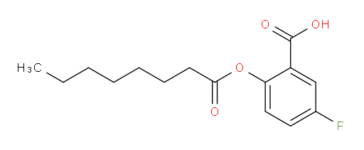 5-fluoro-2-(octanoyloxy)benzoic acid