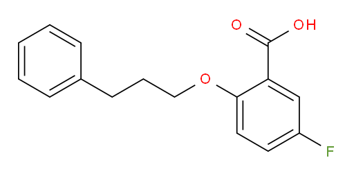 5-fluoro-2-(3-phenylpropoxy)benzoic acid