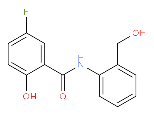 5-fluoro-2-hydroxy-N-(2-(hydroxymethyl)phenyl)benzamide