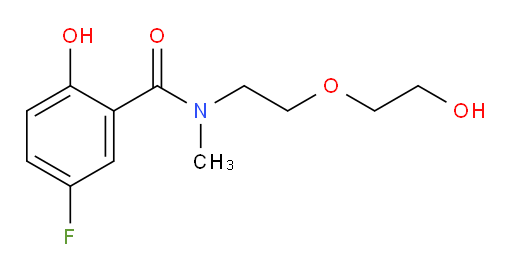 5-fluoro-2-hydroxy-N-(2-(2-hydroxyethoxy)ethyl)-N-methylbenzamide