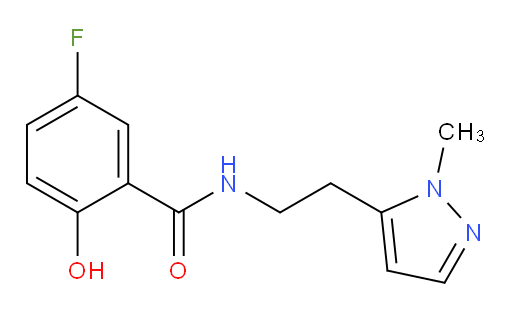 5-fluoro-2-hydroxy-N-(2-(1-methyl-1H-pyrazol-5-yl)ethyl)benzamide