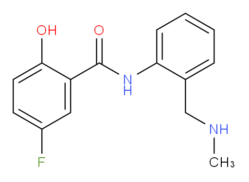 5-fluoro-2-hydroxy-N-(2-((methylamino)methyl)phenyl)benzamide
