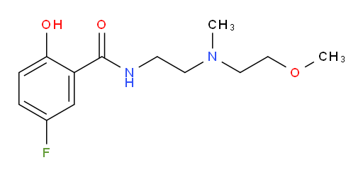 5-fluoro-2-hydroxy-N-(2-((2-methoxyethyl)(methyl)amino)ethyl)benzamide