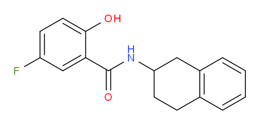 5-fluoro-2-hydroxy-N-(1,2,3,4-tetrahydronaphthalen-2-yl)benzamide