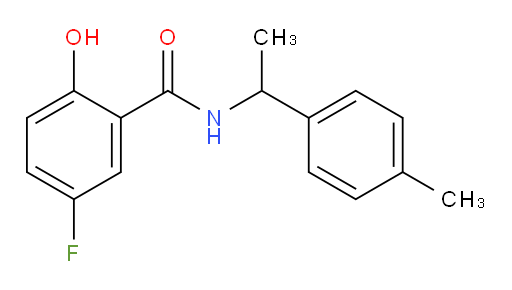 5-fluoro-2-hydroxy-N-(1-(p-tolyl)ethyl)benzamide