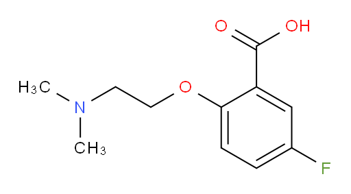 2-(2-(dimethylamino)ethoxy)-5-fluorobenzoic acid