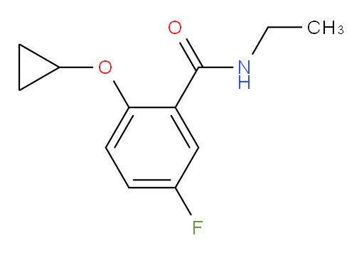 2-cyclopropoxy-N-ethyl-5-fluorobenzamide