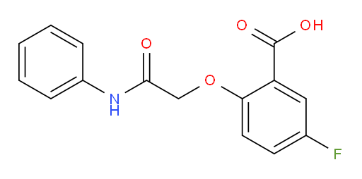 5-fluoro-2-(2-oxo-2-(phenylamino)ethoxy)benzoic acid