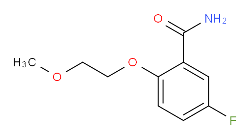 5-fluoro-2-(2-methoxyethoxy)benzamide