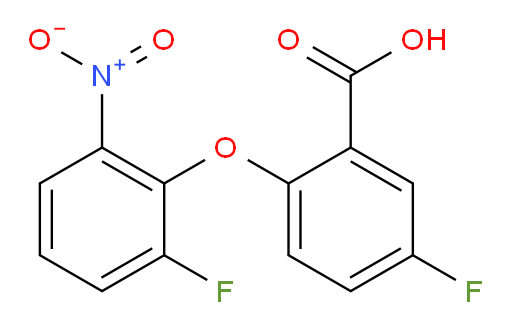 5-fluoro-2-(2-fluoro-6-nitrophenoxy)benzoic acid