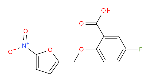 5-fluoro-2-((5-nitrofuran-2-yl)methoxy)benzoic acid