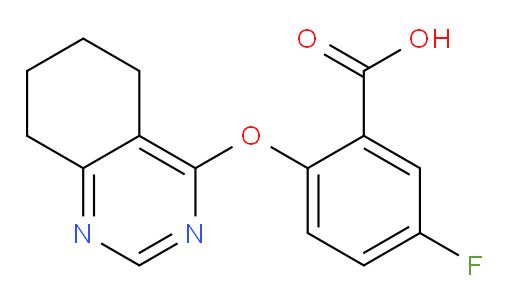 5-fluoro-2-((5,6,7,8-tetrahydroquinazolin-4-yl)oxy)benzoic acid
