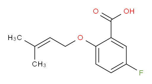 5-fluoro-2-((3-methylbut-2-en-1-yl)oxy)benzoic acid