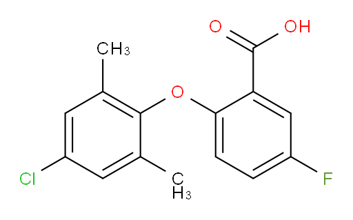 2-(4-chloro-2,6-dimethylphenoxy)-5-fluorobenzoic acid