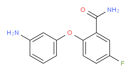 2-(3-aminophenoxy)-5-fluorobenzamide
