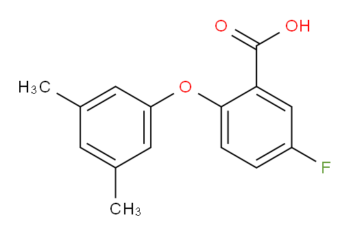 2-(3,5-dimethylphenoxy)-5-fluorobenzoic acid