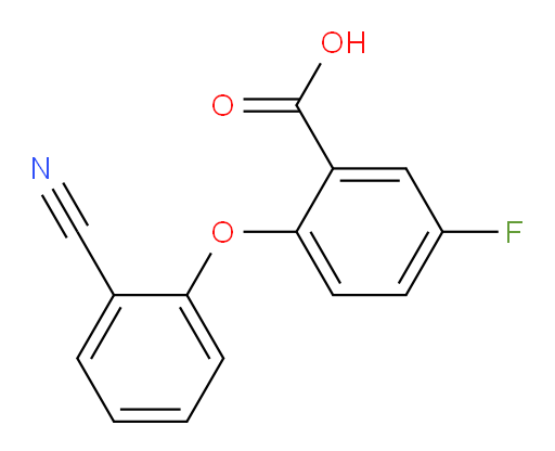 2-(2-cyanophenoxy)-5-fluorobenzoic acid