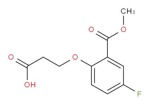 3-(4-fluoro-2-(methoxycarbonyl)phenoxy)propanoic acid
