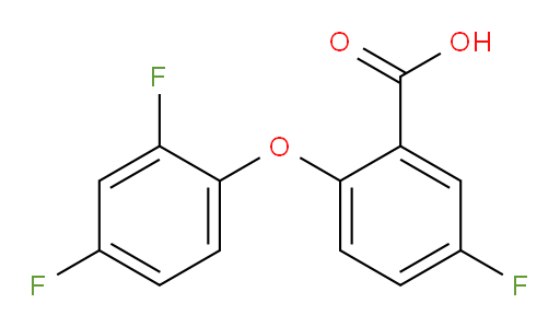 2-(2,4-difluorophenoxy)-5-fluorobenzoic acid
