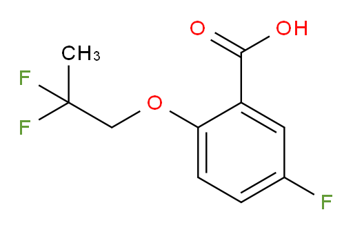 2-(2,2-difluoropropoxy)-5-fluorobenzoic acid