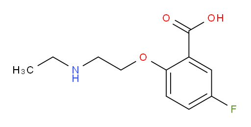 2-(2-(ethylamino)ethoxy)-5-fluorobenzoic acid