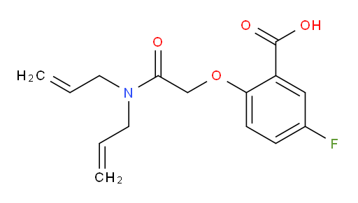 2-(2-(diallylamino)-2-oxoethoxy)-5-fluorobenzoic acid