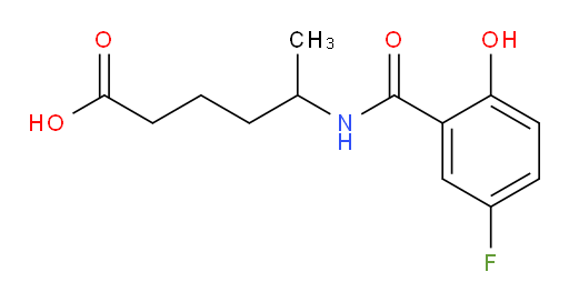 5-(5-fluoro-2-hydroxybenzamido)hexanoic acid