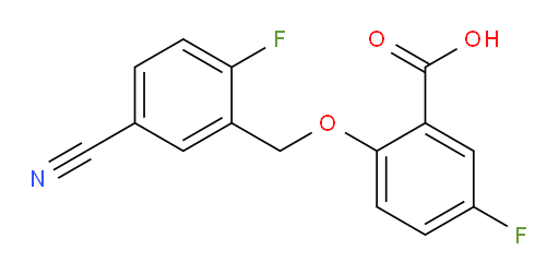2-((5-cyano-2-fluorobenzyl)oxy)-5-fluorobenzoic acid