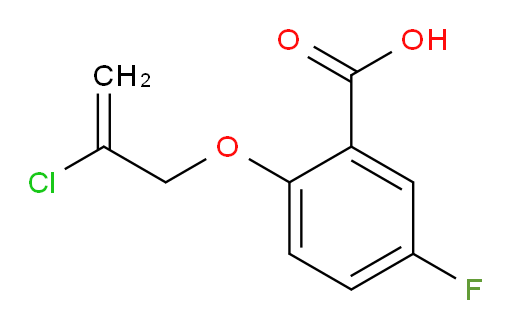 2-((2-chloroallyl)oxy)-5-fluorobenzoic acid