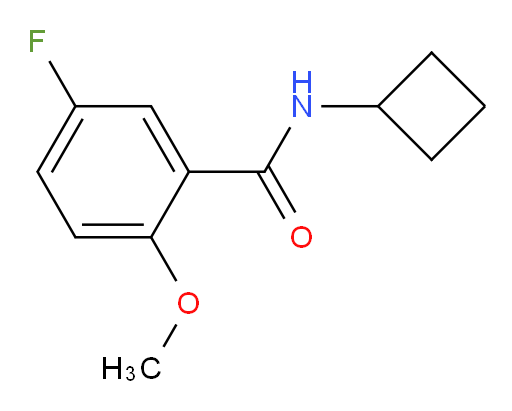 N-cyclobutyl-5-fluoro-2-methoxybenzamide