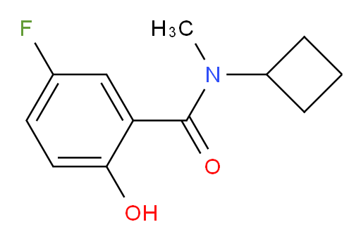 N-cyclobutyl-5-fluoro-2-hydroxy-N-methylbenzamide